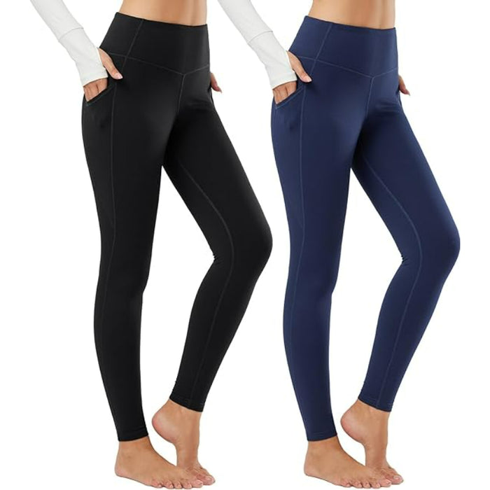 Women's Thermal Fleece Lined Pants Pack Of 2