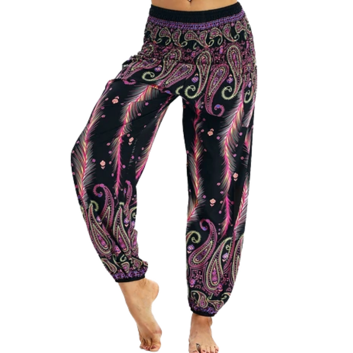 Peacock Yoga Pants